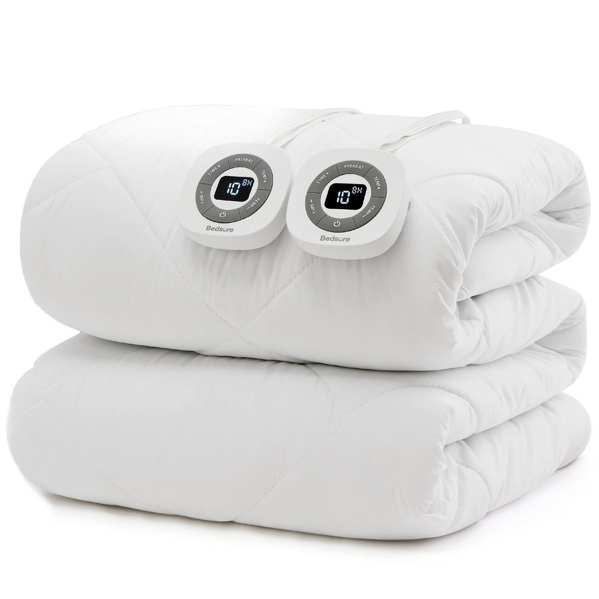 Coral Fleece Heated Mattress Pad