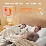 Coral Fleece Heated Mattress Pad