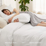 Brushed Microfiber Duvet Cover Sets With Fitted Sheet