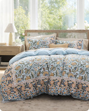 100% Cotton Patterned Duvet Cover Set