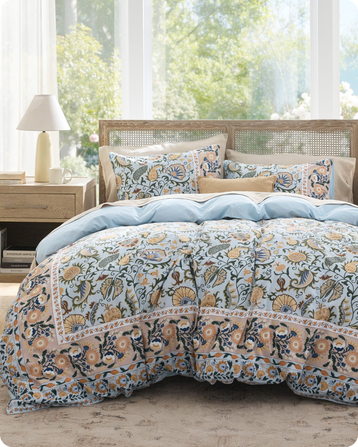 100% Cotton Patterned Duvet Cover Set