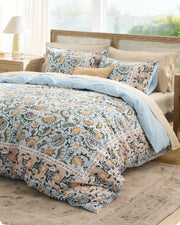 100% Cotton Patterned Duvet Cover Set