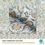 100% Cotton Patterned Duvet Cover Set