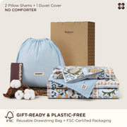 100% Cotton Patterned Duvet Cover Set