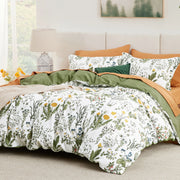 100% Cotton Patterned Duvet Cover Set