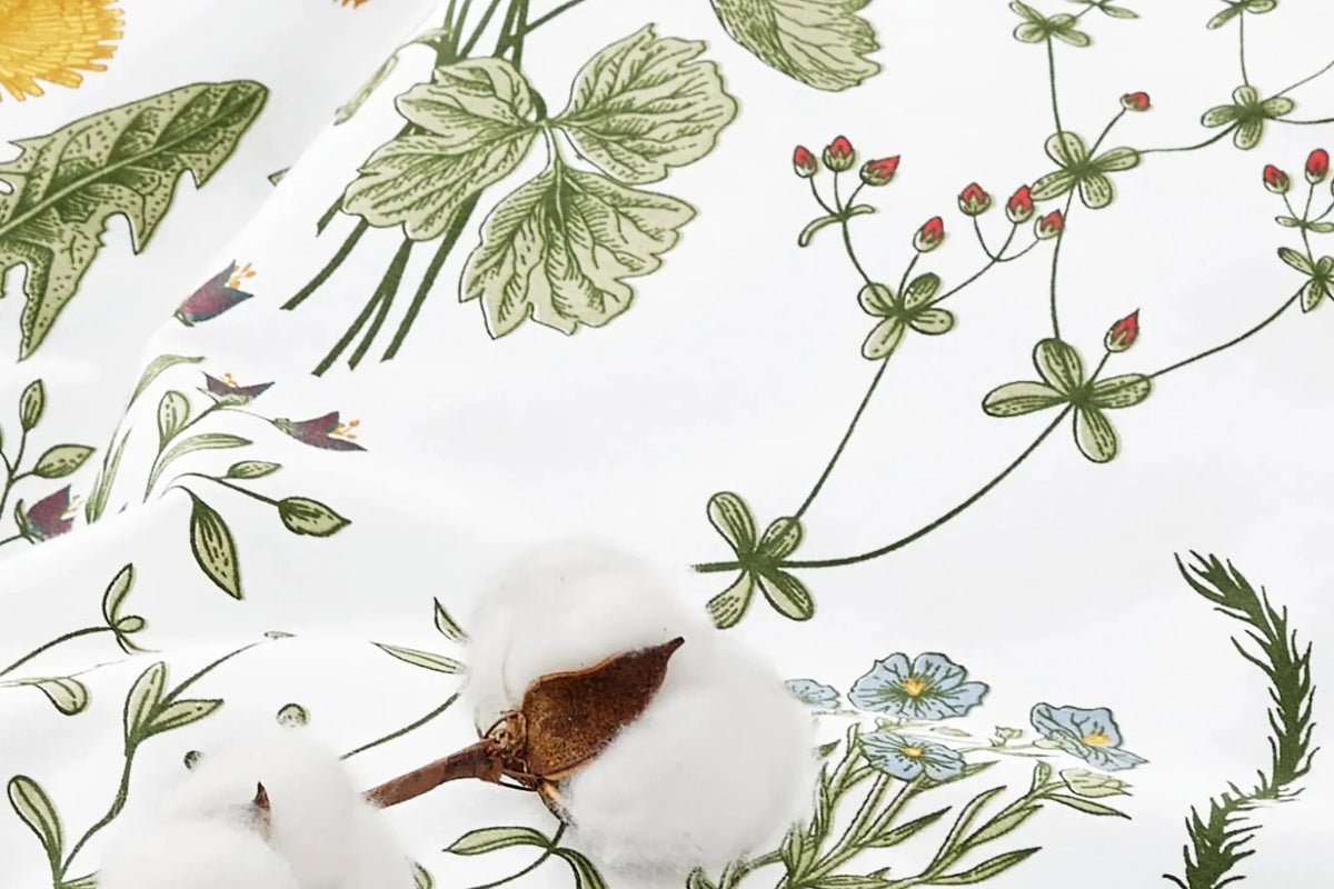 100% Cotton Patterned Duvet Cover Set
