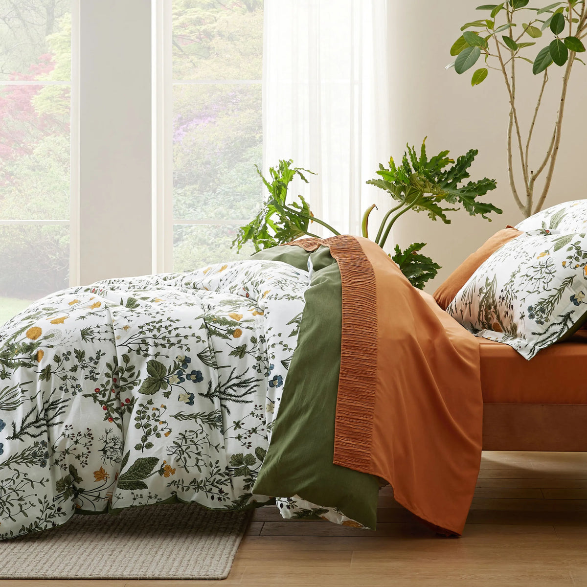 100% Cotton Patterned Duvet Cover Set