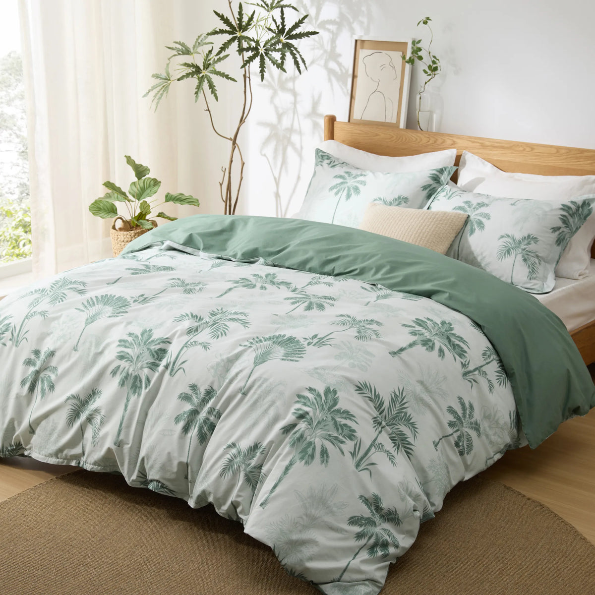 100% Cotton Patterned Duvet Cover Set