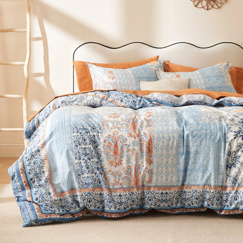 100% Cotton Patterned Duvet Cover Set
