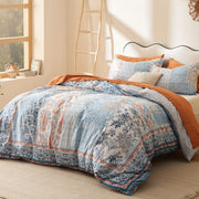 100% Cotton Patterned Duvet Cover Set