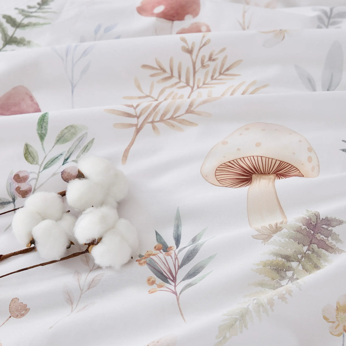 100% Cotton Patterned Duvet Cover Set