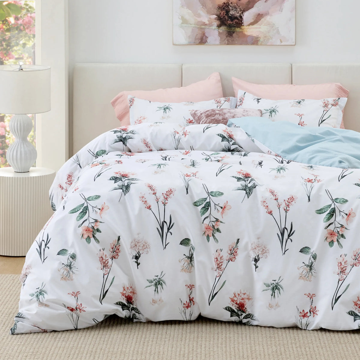 100% Cotton Patterned Duvet Cover Set