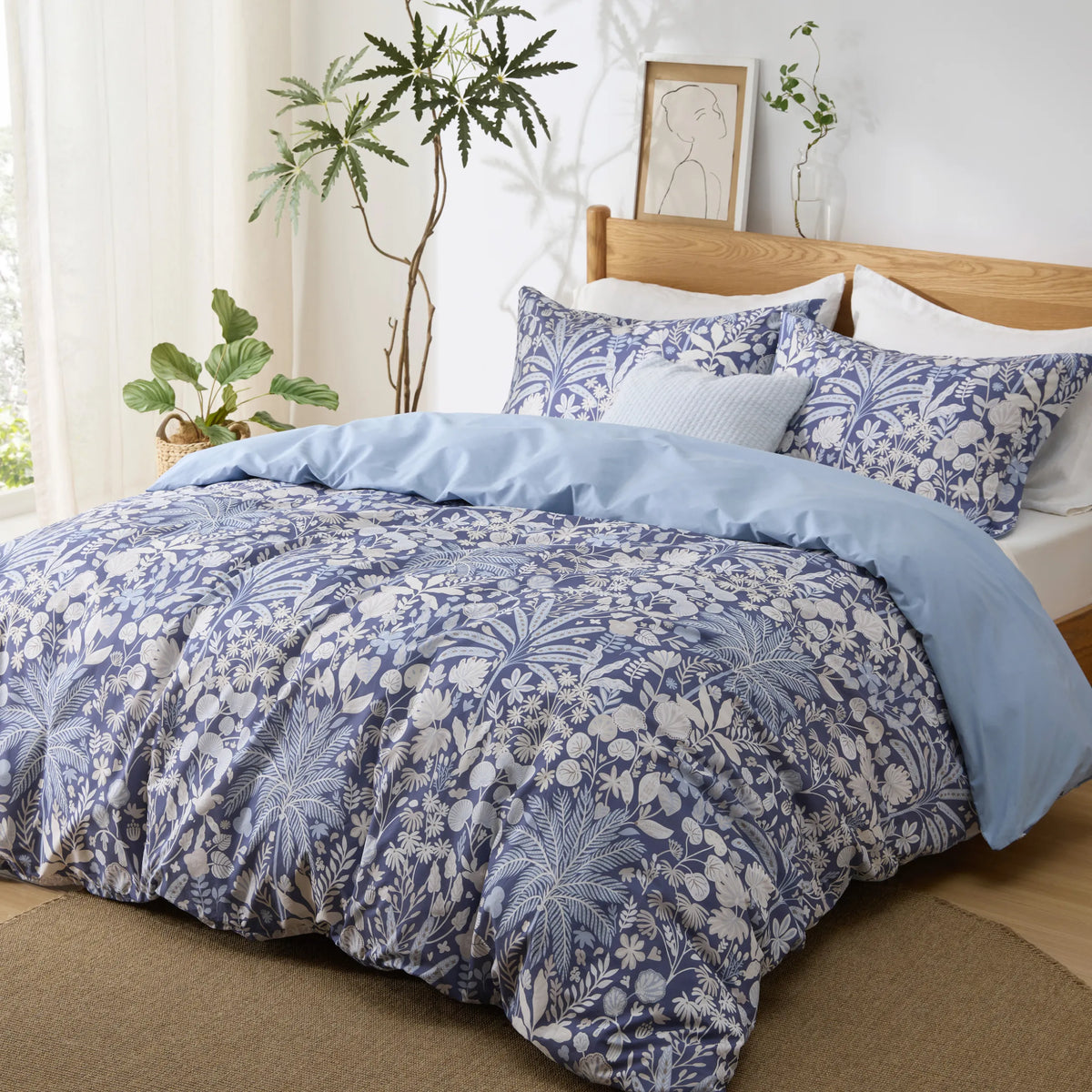 100% Cotton Patterned Duvet Cover Set
