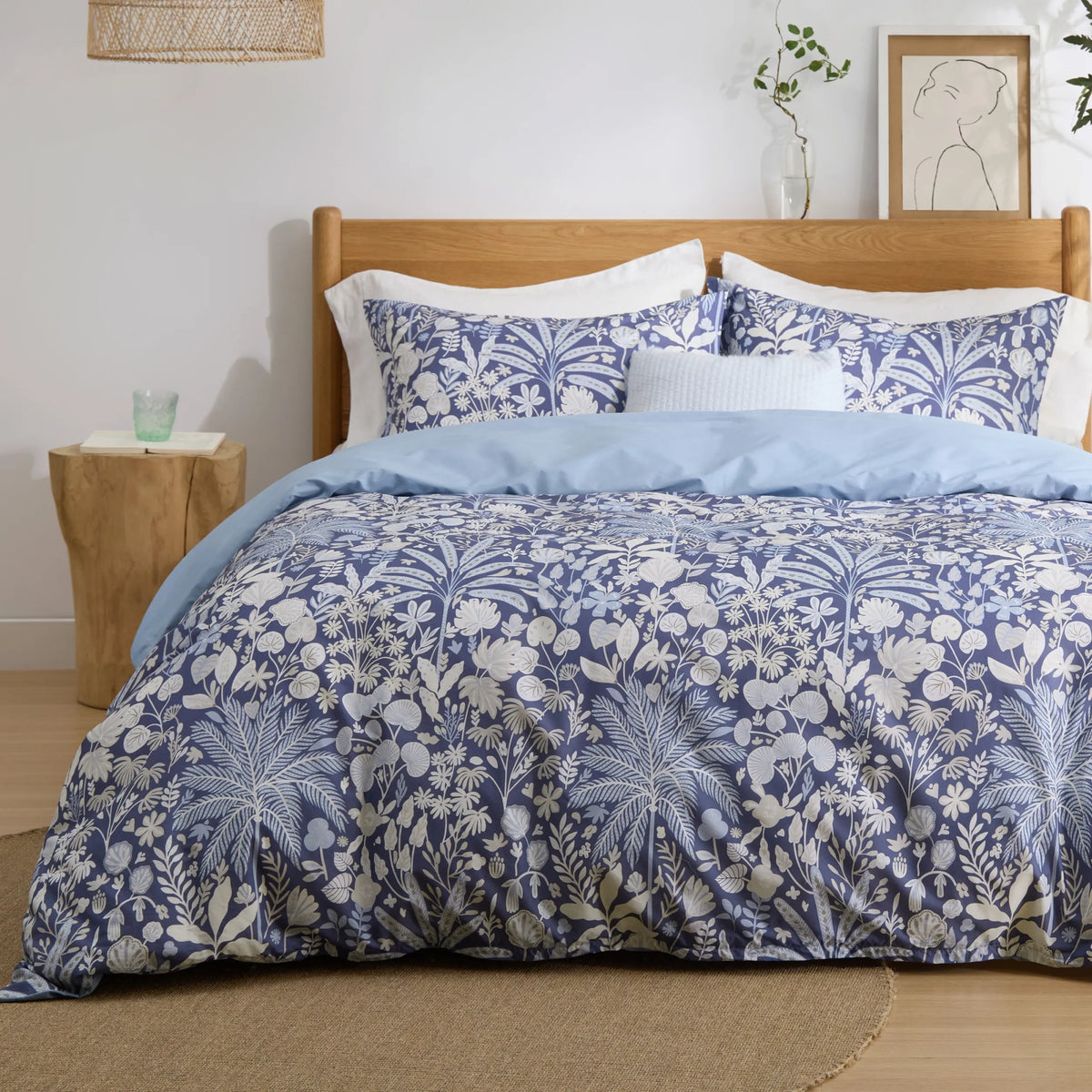 100% Cotton Patterned Duvet Cover Set