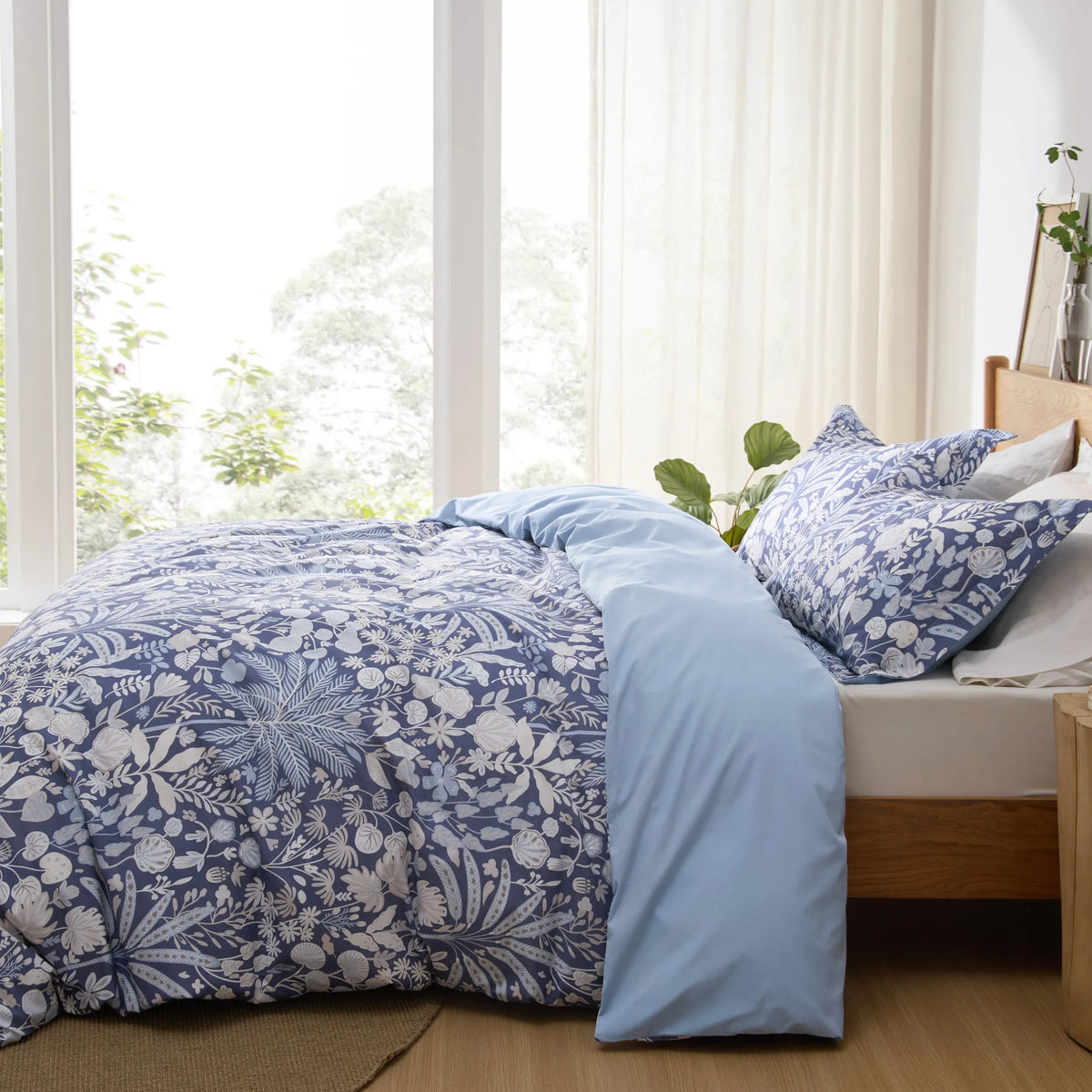100% Cotton Patterned Duvet Cover Set