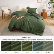Classic Waffle Weave Comforter Set