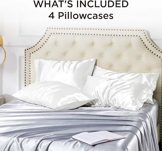 Satin Pillowcases 4 Packs