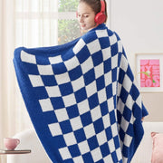 Super Soft Reversible Checkerboard Blanket