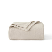 100% Cotton Herringbone Woven Blanket