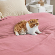 100% Cotton Herringbone Woven Blanket