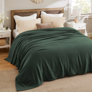 100% Cotton Herringbone Woven Blanket