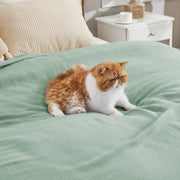 100% Cotton Herringbone Woven Blanket