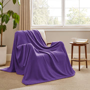 100% Cotton Herringbone Woven Blanket