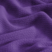 100% Cotton Herringbone Woven Blanket