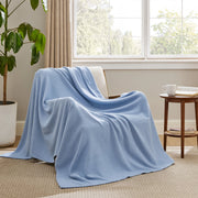 100% Cotton Herringbone Woven Blanket