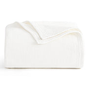 100% Cotton Herringbone Woven Blanket