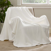 100% Cotton Herringbone Woven Blanket
