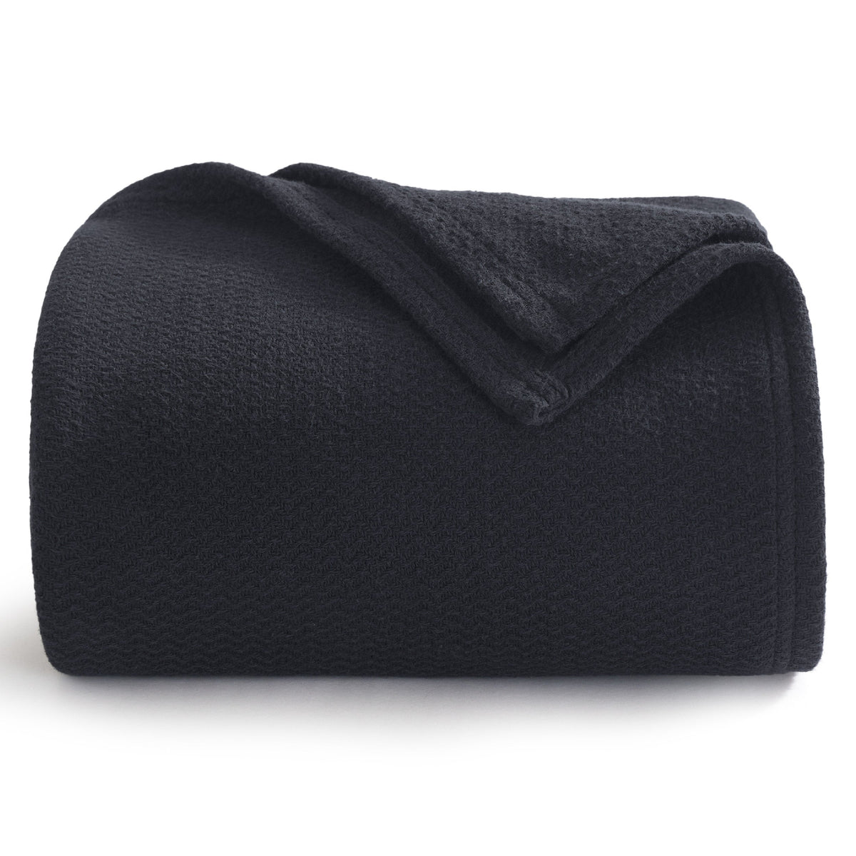100% Cotton Herringbone Woven Blanket