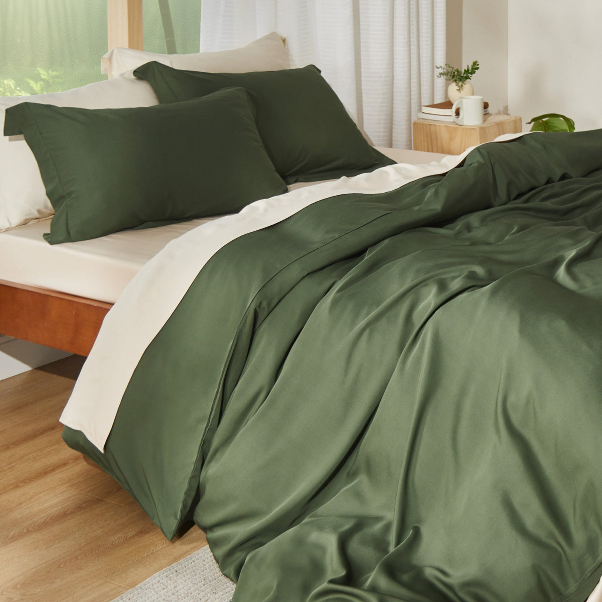 Rayon Derived from Bamboo Duvet Cover Set