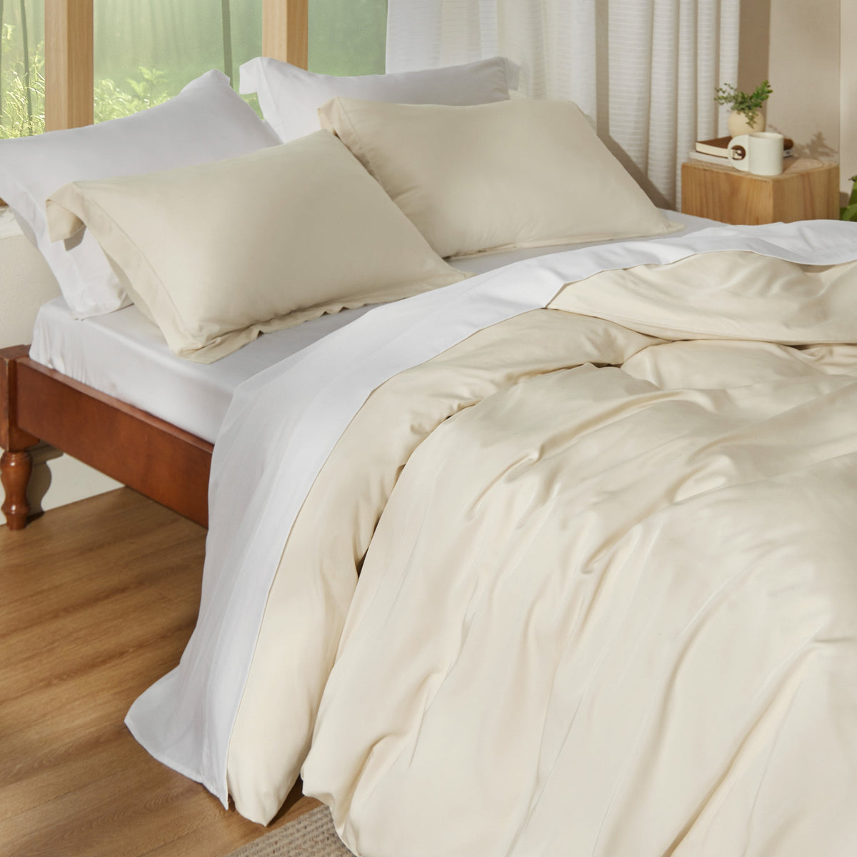 Rayon Derived from Bamboo Duvet Cover Set