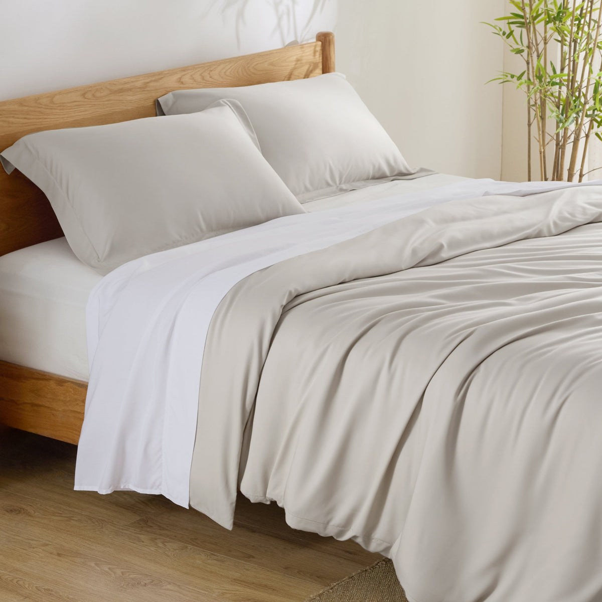 Rayon Derived from Bamboo Duvet Cover Set