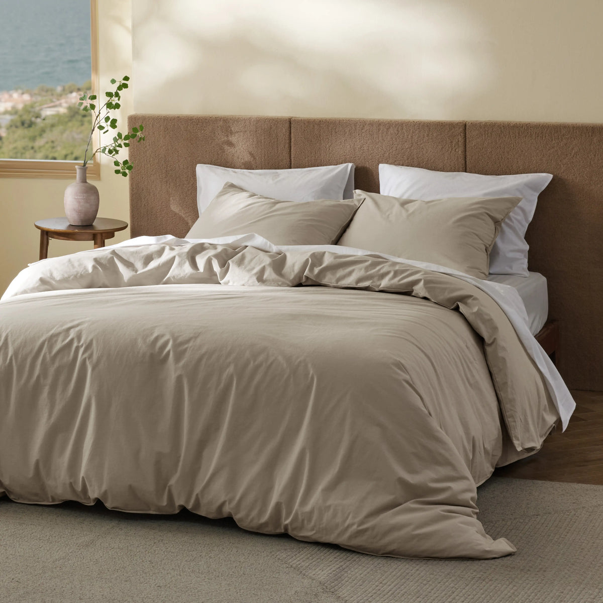 Slub Cotton Duvet Cover Set
