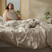 Slub Cotton Duvet Cover Set