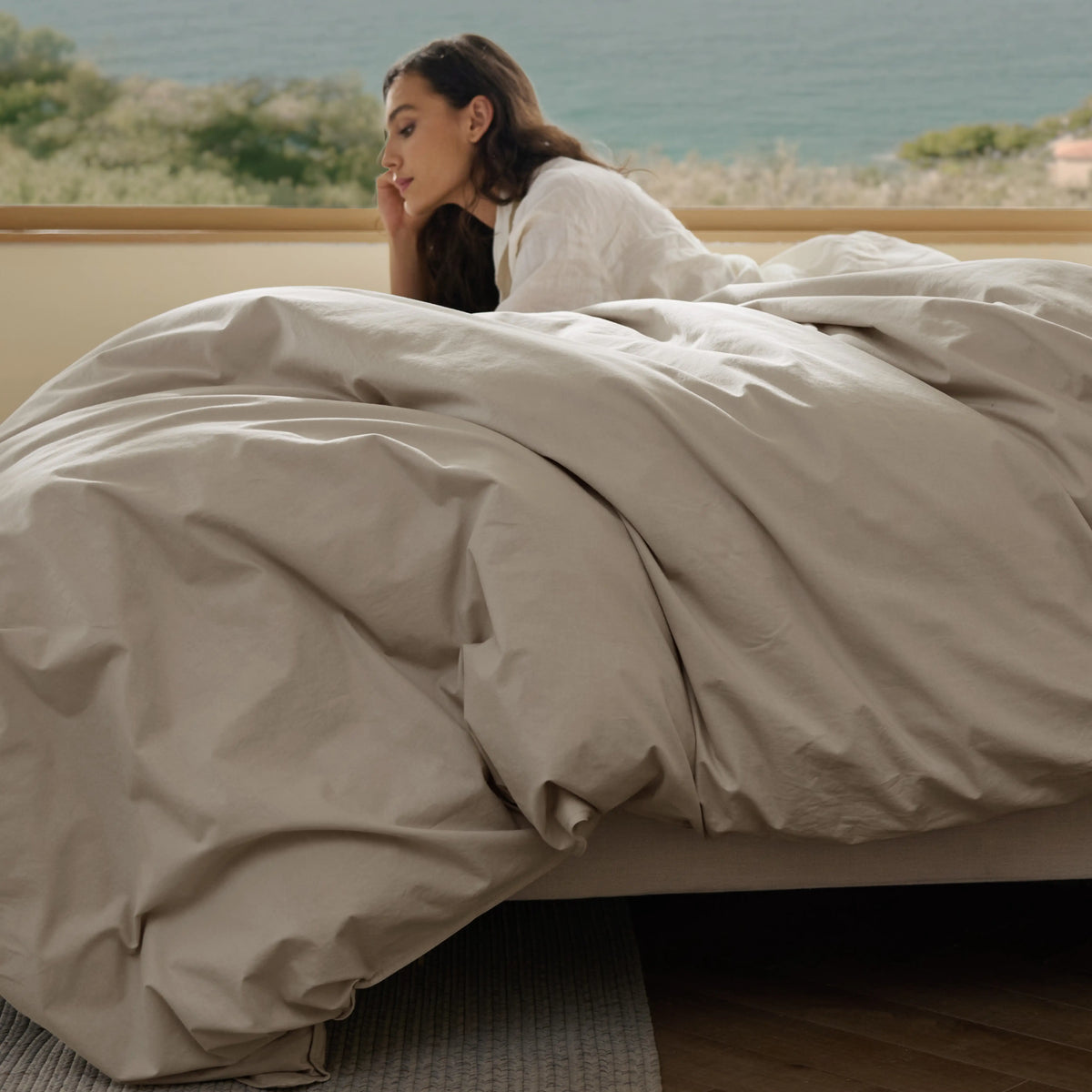 Slub Cotton Duvet Cover Set