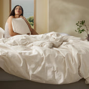 Slub Cotton Duvet Cover Set
