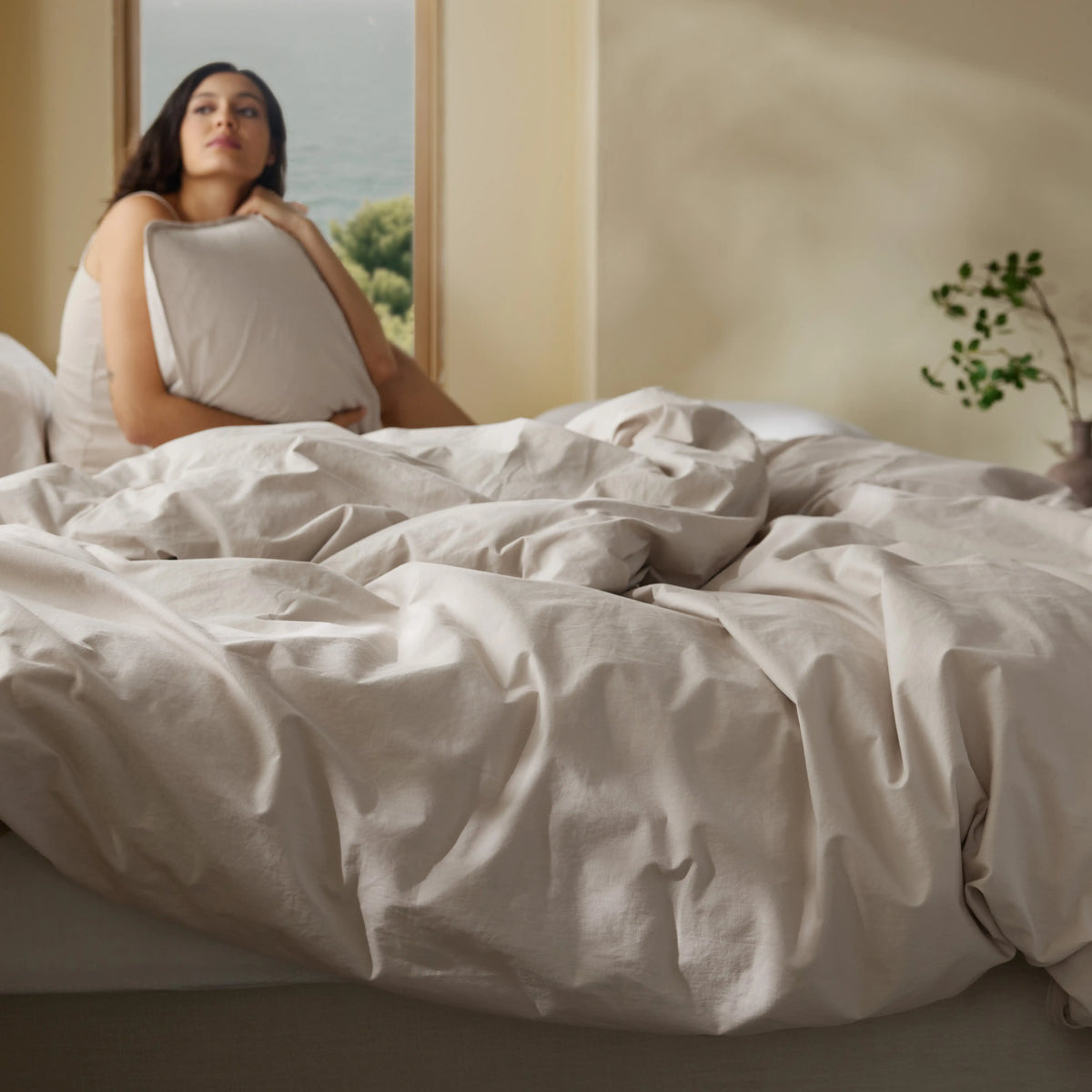 Slub Cotton Duvet Cover Set