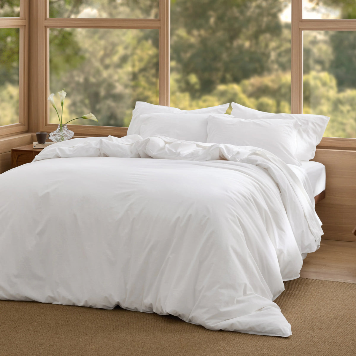 Slub Cotton Duvet Cover Set
