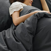 Slub Cotton Duvet Cover Set