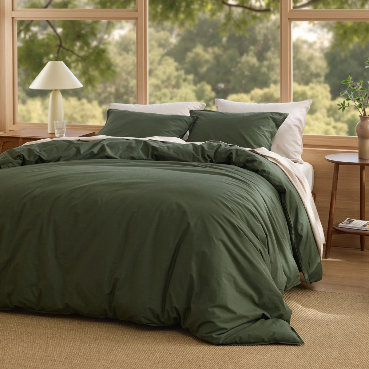 Slub Cotton Duvet Cover Set