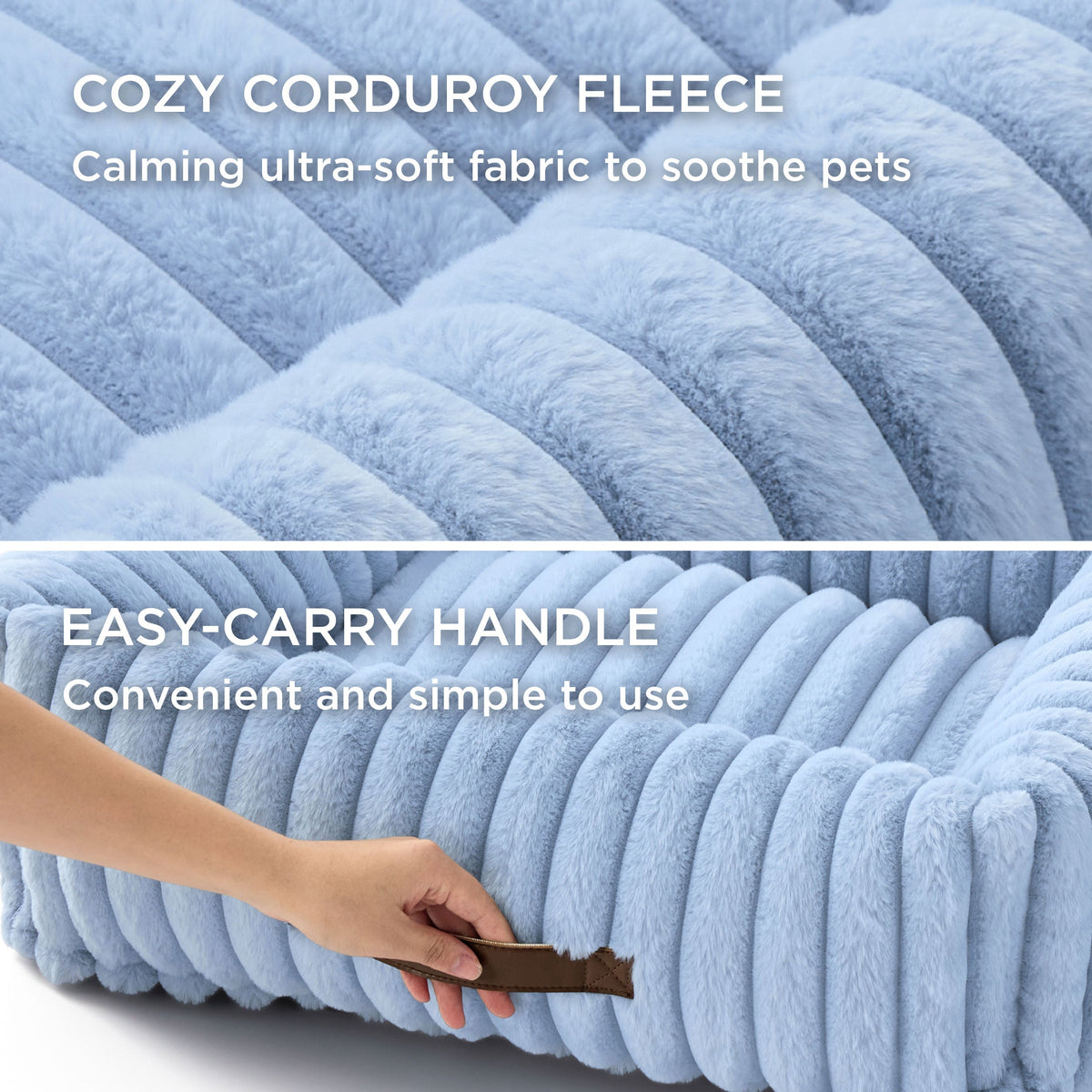 ComfyFleece® Rectangular Dog Bed
