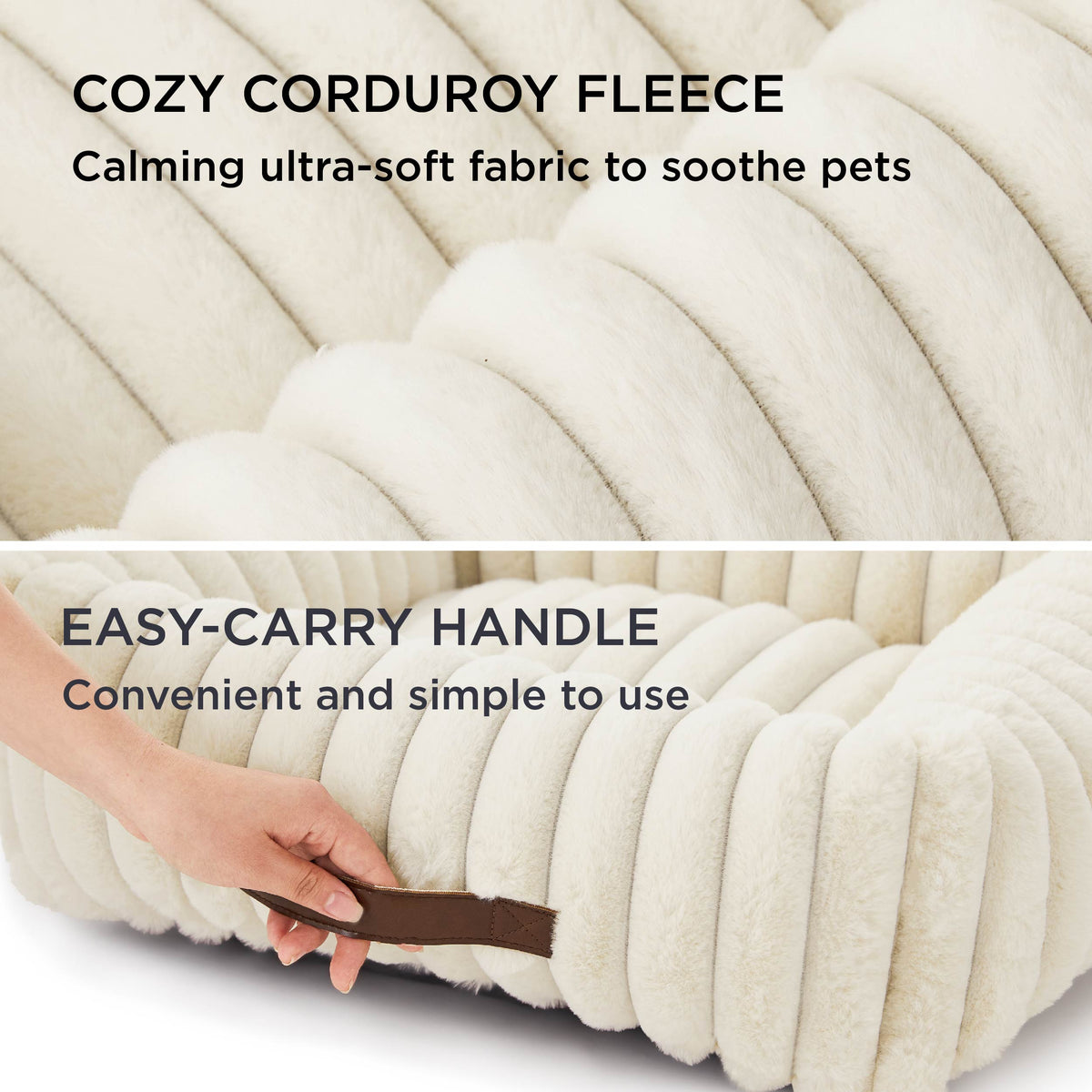 ComfyFleece® Rectangular Dog Bed