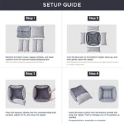 ComfyFleece® Rectangular Dog Bed