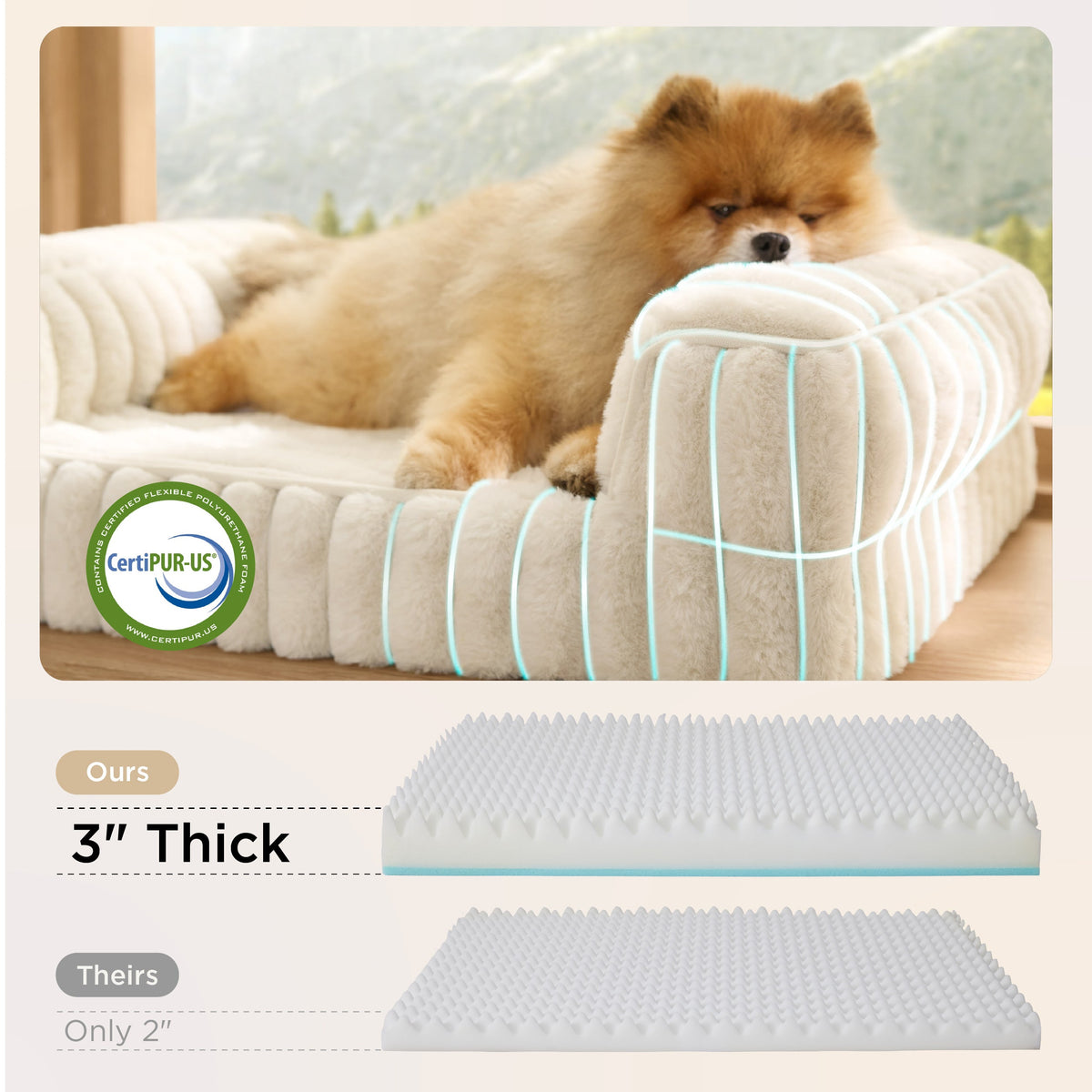 ComfyFleece® Pet Sofa