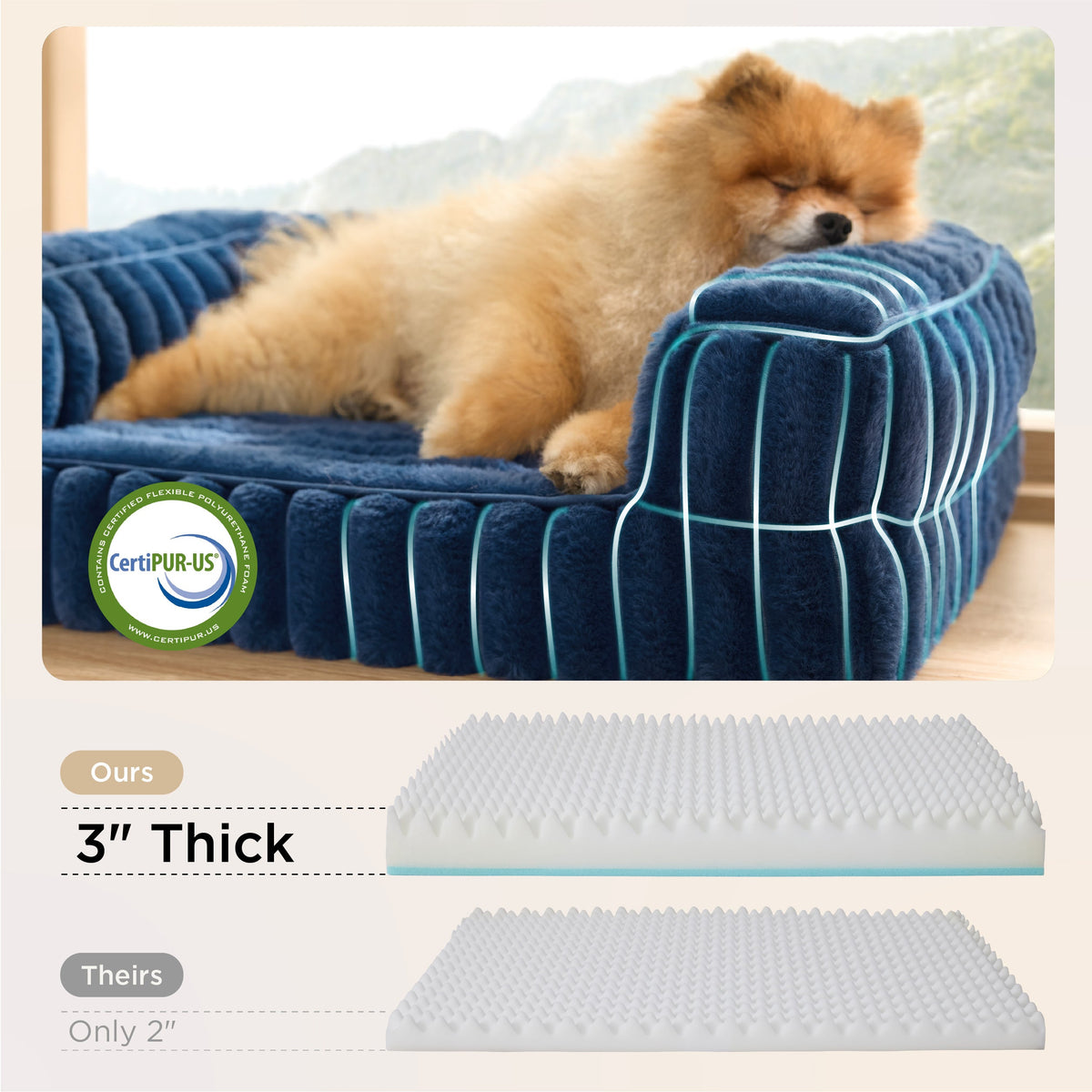 ComfyFleece® Pet Sofa
