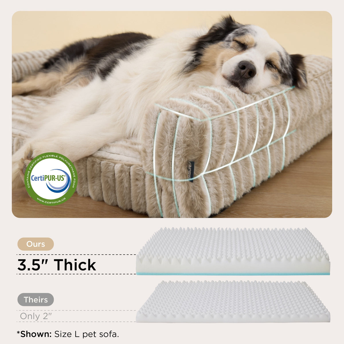 ComfyFleece® Pet Sofa