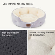 Solid Round Pet Bed